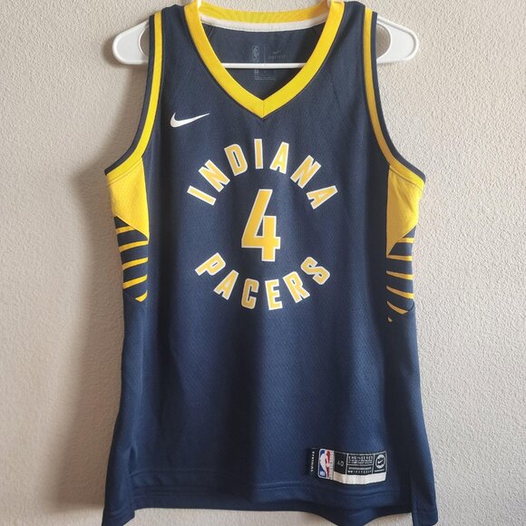 Indiana Pacers Jersey Mens Medium NBA Basketball Victor Oladipo #4 Nike Swingman - Picture 1 of 11